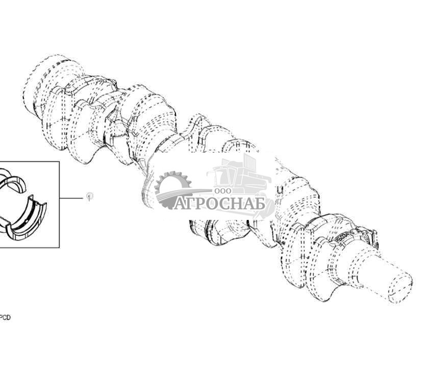9901 Комплект упорных подшипников 